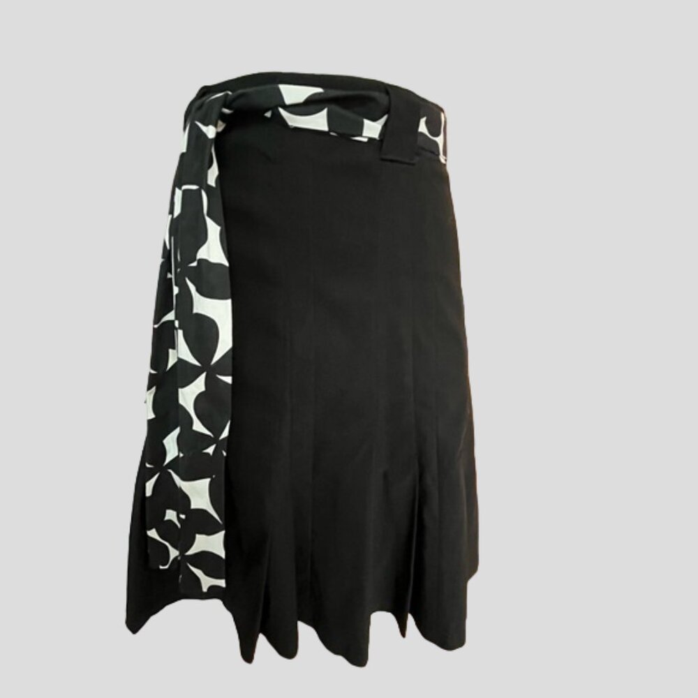 Ricki's Black Mini Pleated Flared Circle Skirt